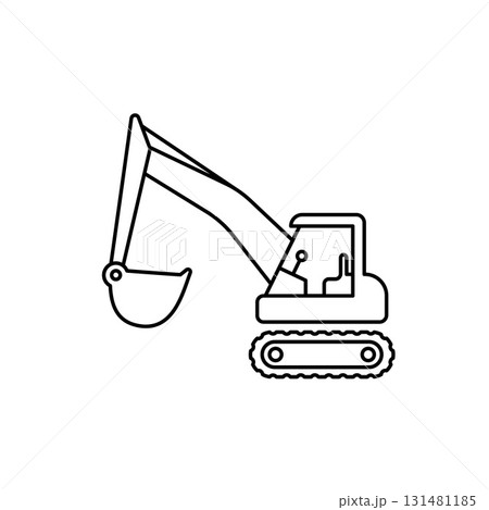 ショベルカーのアイコン ショベルカーのアイコン 131481185