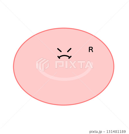 怒る赤血球のキャラクターイラスト 131481189