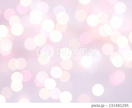 やわらかなパステルカラーの玉ボケ背景 131481295