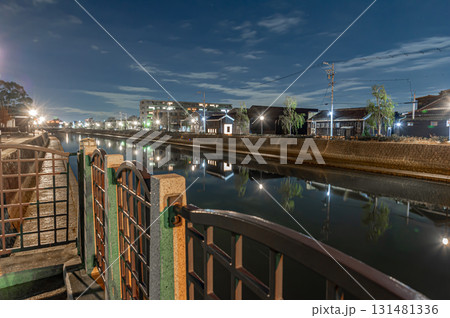 半田運河の夜景 131481336