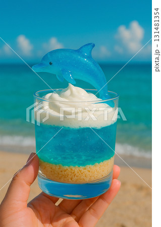 ドルフィンゼリーと夏の海 ドルフィンゼリーと夏の海 131481354