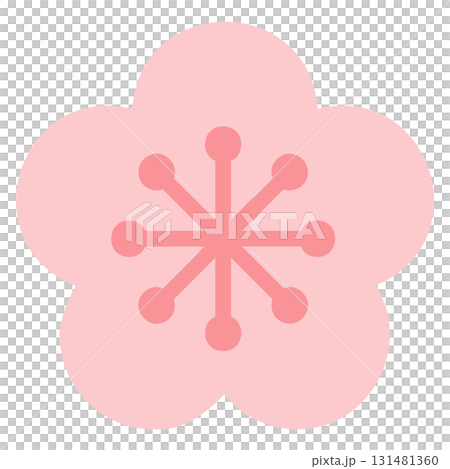 簡單的梅花插圖-1-5 131481360