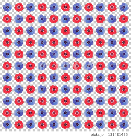 アネモネの花の壁紙イラスト 131481456
