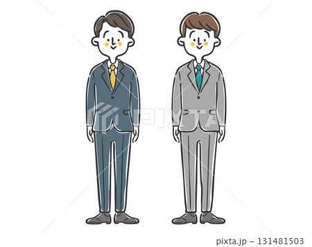 男性会社員 全身 ベクター 男性会社員 全身 ベクター 131481503