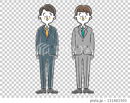 男性会社員 全身 ベクター 男性会社員 全身 ベクター 131481503