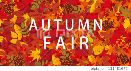 オータムフェア イメージイラスト オータムフェア イメージイラスト 131481672