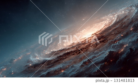 天文学のポスター用図版：広大な宇宙