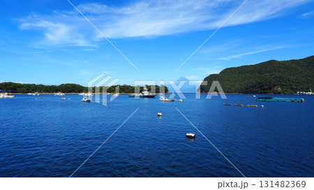 戸田漁港と富士山 戸田漁港と富士山 131482369
