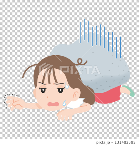体が重い女性　上半身 131482385