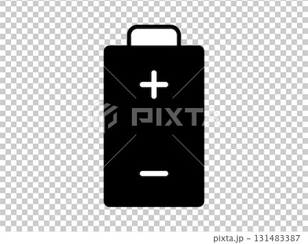 單調的電池圖標 131483387