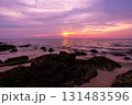 Sunset viewing point on a beautiful beach on Koh Sichang 131483596