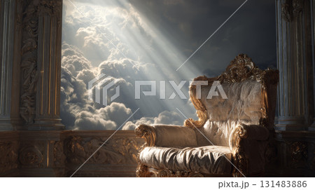 Alien blue glowing humanoid cosmic creature Earth night dramatic energy Alien blue glowing humanoid cosmic creature with intense energy looms 131483886