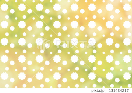 水玉の背景 花柄 フラワー柄 131484217