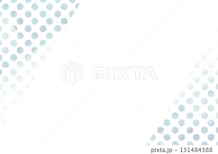 水玉の背景 花柄 フラワー柄 フレーム 131484388