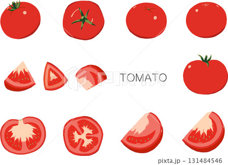 新鮮なトマトのベクターイラスト 131484546