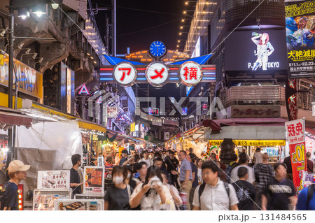 《東京都》アメ横商店街・上野の賑わう市場 131484565