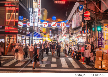 《東京都》アメ横商店街・上野の賑わう市場 131484582