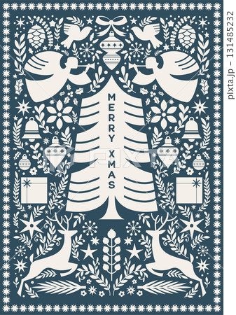 Nordic Angels Christmas Tree Design Nordic Angels Christmas Tree Design 131485232