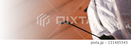 Disinsection of a wooden house 131485543