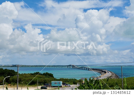 宮古島, いらぶ大橋海の駅から見た景色 宮古島, いらぶ大橋海の駅から見た景色 131485612