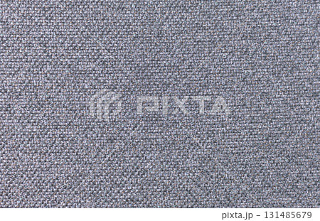 多色の糸で織られたグレーベースの布地テクスチャ 131485679
