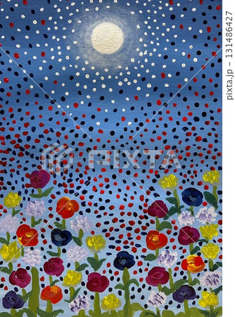 夜空に光る花 131486427