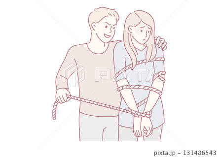 Victim of harassment abuse concept. Victim of harassment abuse concept. 131486543