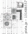Monochrome Drafting Aesthetic For Minimalist Office Decor 131486557