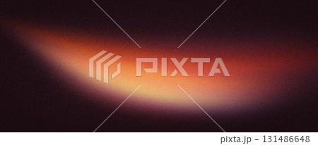 Dark grainy texture background yellow orange glowing abstract color gradient wave shape brown backdrop grunge banner design 131486648