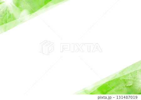 可愛いフレーム 水彩 ふわふわ 水彩風 131487019