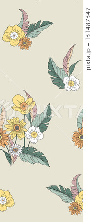 Assorted Hand painted Floral Animal And Scenic Patterned Decorative Paper Collection 131487347