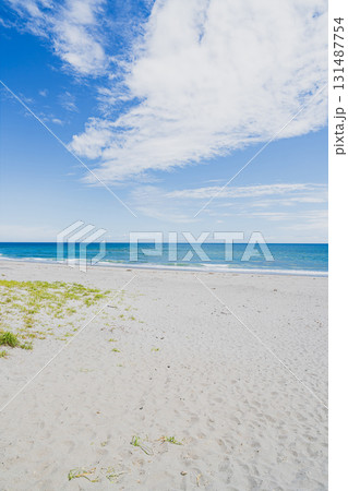 袋井市の同笠海岸の風景(静岡県) 131487754