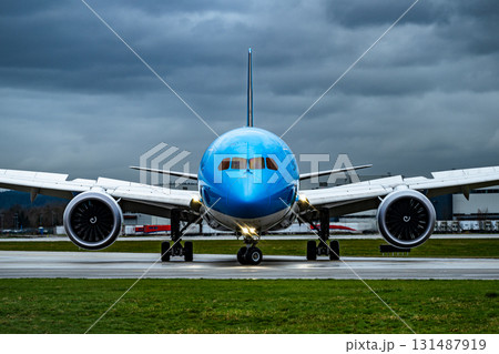 カナダバンクーバーの空港で見る飛行機 カナダバンクーバーの空港で見る飛行機 131487919