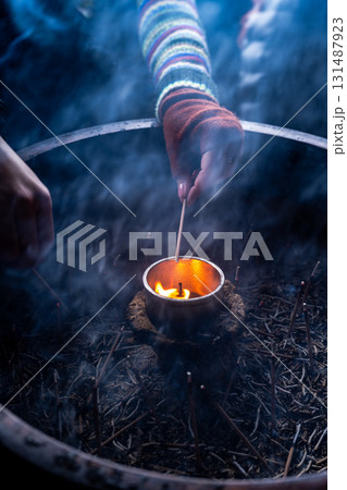 清水寺でのお参り 131487923