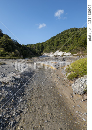 秋の夕方の宇曾利山湖 恐山 秋の夕方の宇曾利山湖 恐山 131488602