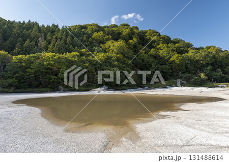 秋の夕方の宇曾利山湖 恐山 秋の夕方の宇曾利山湖 恐山 131488614