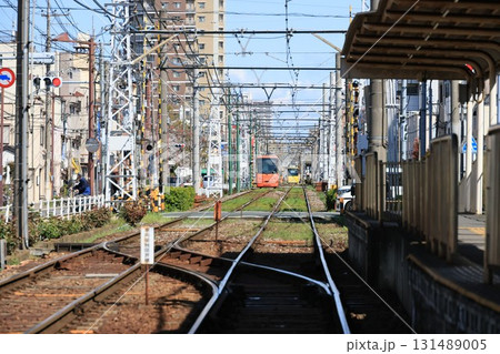 東京さくらトラム荒川車庫前駅の風景 131489005