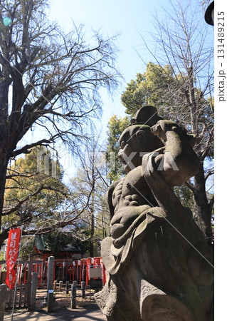 東京都豊島区雑司ヶ谷の雑司ヶ谷鬼子母神堂の仁王像 131489215