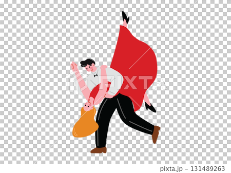 ペアで踊る男女 131489263