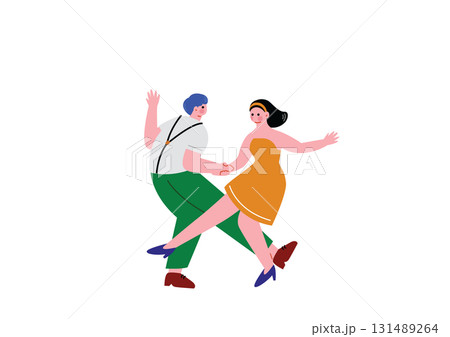 ペアで踊る男女 131489264