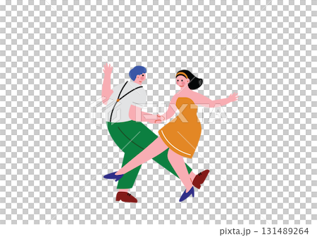 ペアで踊る男女 131489264