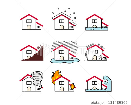 様々な住宅災害 131489563