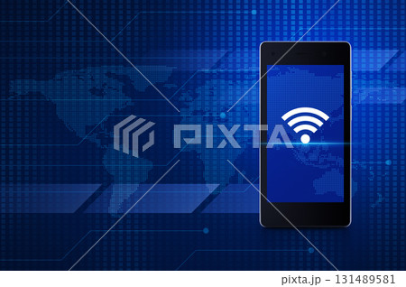 Technology and internet concept, Elements of this image furnished by NASA 131489581