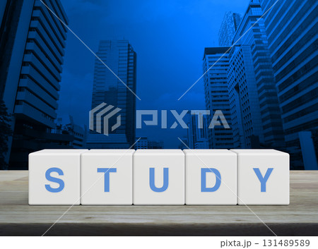 Business, education and learning concept 131489589
