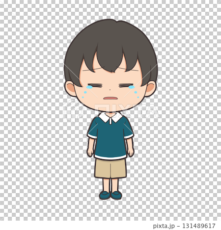 アイコン/男の子/表情差分-泣く アイコン/男の子/表情差分-泣く 131489617