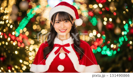 クリスマスのサンタアイドル クリスマスのサンタアイドル 131490866