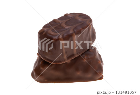 chocolate candies isolated chocolate candies isolated 131491057