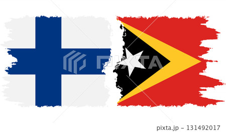 Timor-Leste - East Timor and Finland grunge flags connection vector Timor-Leste - East Timor and Finland grunge flags connection vector 131492017