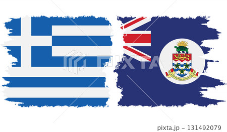 Cayman Islands and Greece grunge flags connection vector Cayman Islands and Greece grunge flags connection vector 131492079