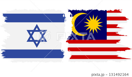 Malaysia and Israel grunge flags connection vector Malaysia and Israel grunge flags connection vector 131492164